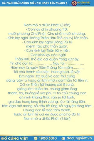 Tổng Hợp Văn Khấn Cúng Rằm Tháng Chuẩn Truyền Thống: Đầy Đủ, Ngắn Gọn, Có File Pdf