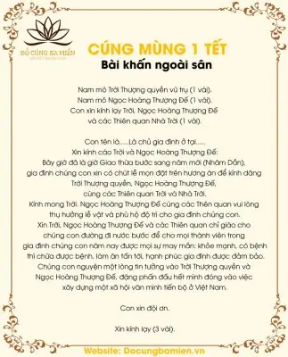 Văn Khấn Cúng Xóm Đầu Năm: Bài Cúng Chuẩn, Mâm Lễ & Nghi Thức Theo Phong Tục