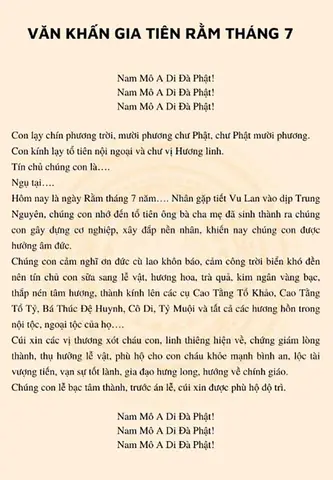 Kinh Vu Lan Rằm Tháng 7: Ý Nghĩa, Cách Tụng Và Nghi Thức Chuẩn Tại Nhà Kinh Vu Lan Rằm Tháng 7: Ý Nghĩa, Cách Tụng Và Nghi Thức Chuẩn Tại Nhà