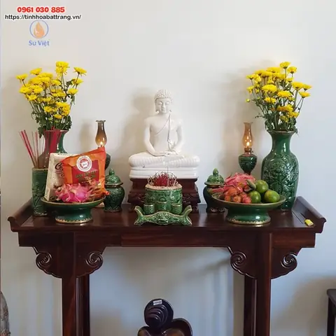 Bộ Đồ Thờ Phật: Chọn Lựa Đầy Đủ, Chất Liệu Và Lưu Ý Quan Trọng
