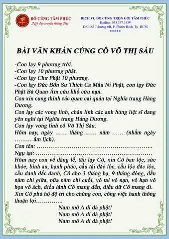 Lễ Cô Sáu Côn Đảo: Ngày Cúng, Lễ Vật Và Kinh Nghiệm Đi Lễ Chi Tiết