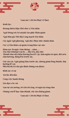 Trọn Bộ Văn Khấn Cúng Lễ Cổ Truyền: Mẫu Chuẩn, Đầy Đủ Nghi Thức Trọn Bộ Văn Khấn Cúng Lễ Cổ Truyền: Mẫu Chuẩn, Đầy Đủ Nghi Thức