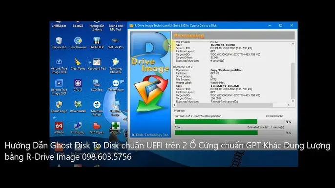 Hướng Dẫn Chi Tiết Cách Bung File Ghost Chuẩn Uefi/gpt