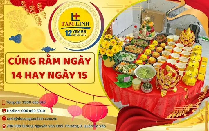 Cúng Rằm Ngày 14 Có Được Không? Hướng Dẫn Chi Tiết Chuẩn Nghi Lễ