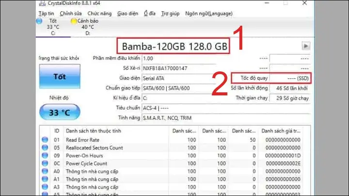 Cách Kiểm Tra Tên Và Loại Ổ Cứng Laptop (ssd Hay Hdd) Dễ Dàng Cách Kiểm Tra Tên Và Loại Ổ Cứng Laptop (ssd Hay Hdd) Dễ Dàng