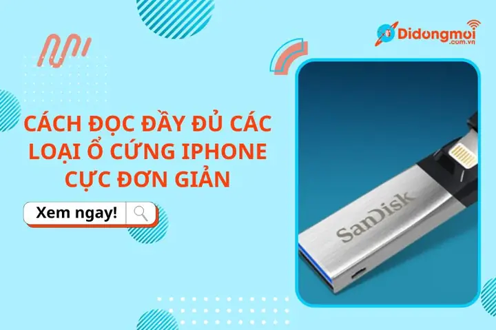 Cách Phân Biệt Dung Lượng Ổ Cứng Iphone: Hướng Dẫn Chi Tiết Từ A-z