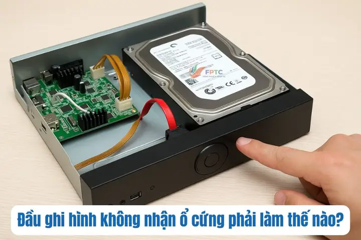 Hướng Dẫn Khắc Phục Lỗi Đầu Ghi Camera Không Nhận Ổ Cứng Toàn Diện