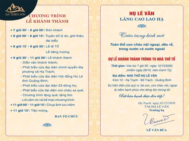 Chương Trình Lễ Cúng Khánh Thành Lăng Miếu: Hướng Dẫn Chi Tiết Từ A-z Chương Trình Lễ Cúng Khánh Thành Lăng Miếu: Hướng Dẫn Chi Tiết Từ A-z
