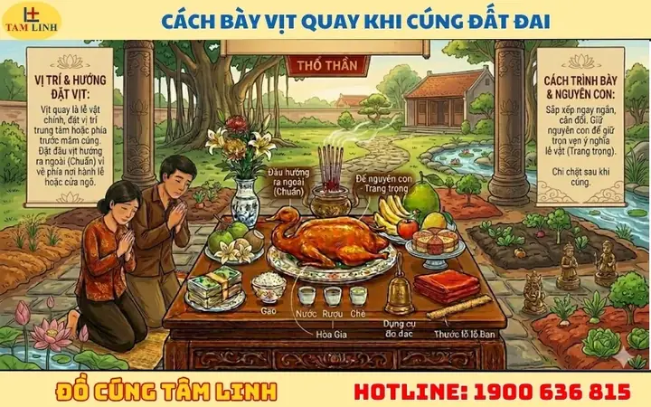 Có Nên Cúng Đất Đai Bằng Vịt Quay Không? Hướng Dẫn Chi Tiết Từ A-z