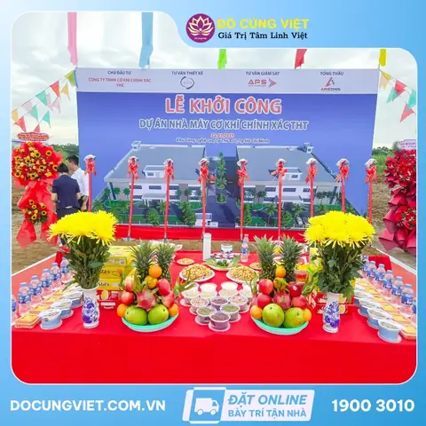 Cúng Động Thổ Xây Nhà Máy: Hướng Dẫn Chi Tiết Thủ Tục, Văn Khấn & Lễ Vật Chuẩn Phong Thủy