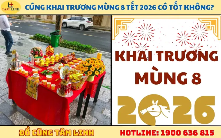 Cúng Khai Trương Mùng 8 Tết: Ngày Đẹp, Văn Khấn & Chuẩn Bị Chi Tiết Cúng Khai Trương Mùng 8 Tết: Ngày Đẹp, Văn Khấn & Chuẩn Bị Chi Tiết