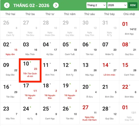 Cúng Ông Công Ông Táo 2026: Ngày Giờ, Văn Khấn & Mâm Cúng Chuẩn Truyền Thống Cúng Ông Công Ông Táo 2026: Ngày Giờ, Văn Khấn & Mâm Cúng Chuẩn Truyền Thống