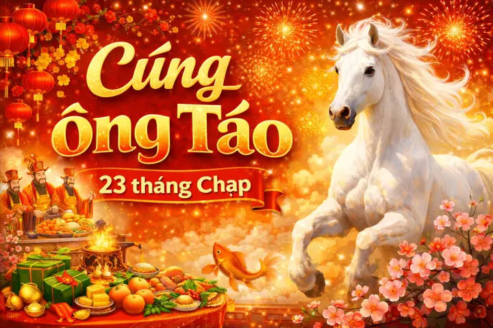 Cúng Ông Táo Tháng Chạp: Văn Khấn, Mâm Cúng Và Nghi Lễ Đầy Đủ Năm 2026 Cúng Ông Táo Tháng Chạp: Văn Khấn, Mâm Cúng Và Nghi Lễ Đầy Đủ Năm 2026