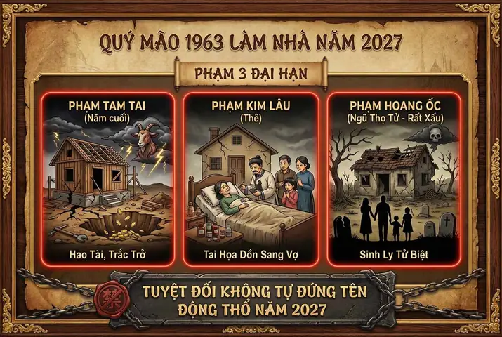 Cúng Sao Tuổi Quý Mão 1963 Năm 2027: Sao Chiếu Mệnh & Cách Giải Hạn