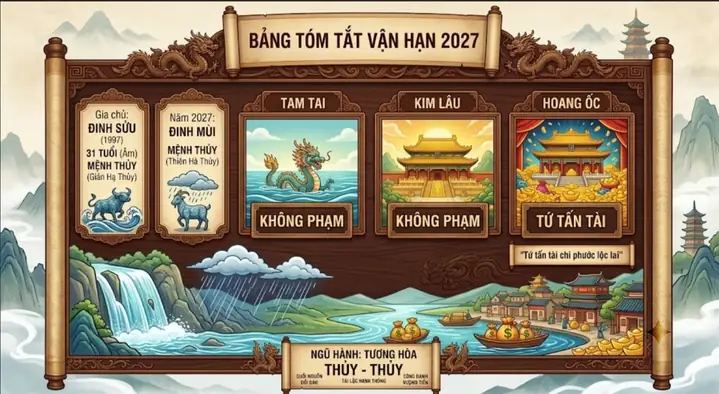 Tuổi Đinh Sửu 1997: Hướng Dẫn Cúng Tam Tai Năm 2027 Đinh Mùi Đầy Đủ Tuổi Đinh Sửu 1997: Hướng Dẫn Cúng Tam Tai Năm 2027 Đinh Mùi Đầy Đủ