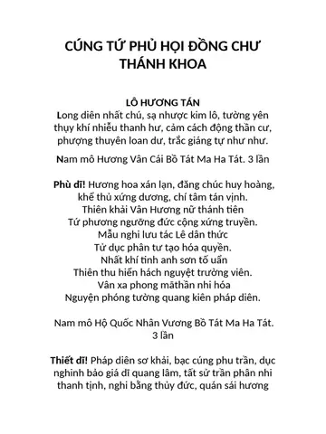 Khoa Cúng Tam Phủ Hội Đồng: Ý Nghĩa, Nghi Thức Và Văn Khấn Đầy Đủ Khoa Cúng Tam Phủ Hội Đồng: Ý Nghĩa, Nghi Thức Và Văn Khấn Đầy Đủ