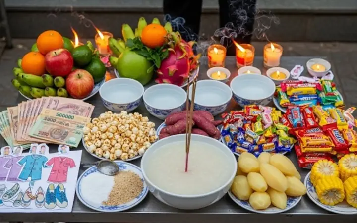 Mâm Cúng Thí Thực Gồm Những Gì? Hướng Dẫn Chuẩn Lễ Vật