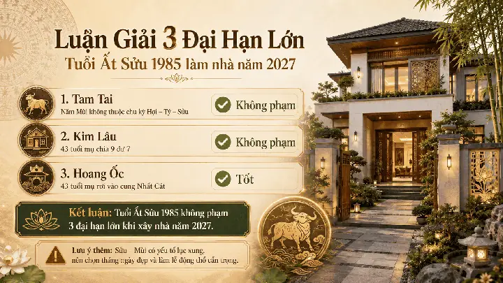 Tuổi Kỷ Dậu 2027 Cúng Tam Tai Ngày Nào, Giờ Nào Và Cách Giải Hạn Chi Tiết