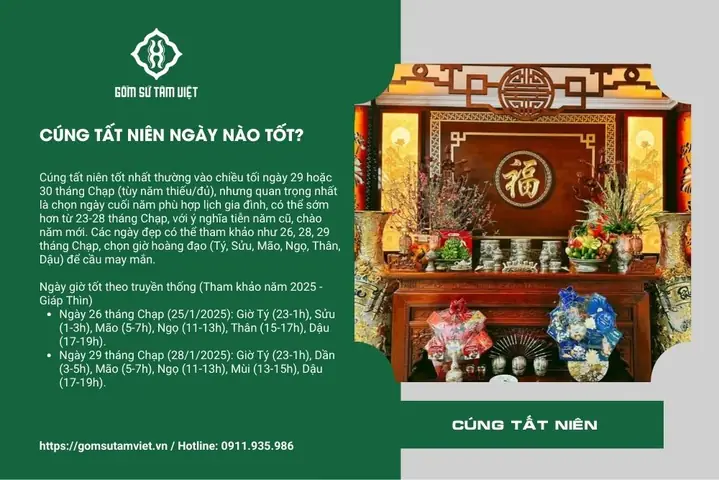 Ngày Cúng Tất Niên Tốt Nhất Cho Tuổi Thân 2026: Chọn Ngày Giờ May Mắn Đón Lộc